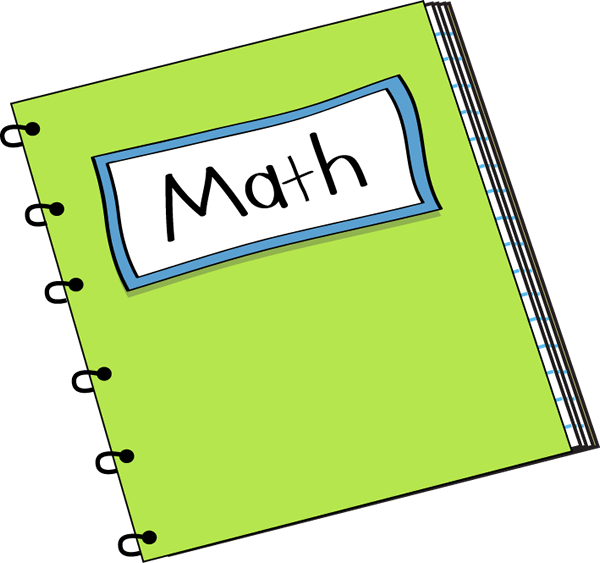 Math Notebook Clip Art