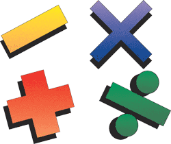 Math Symbols Common Knowledge - Math Symbols Clipart