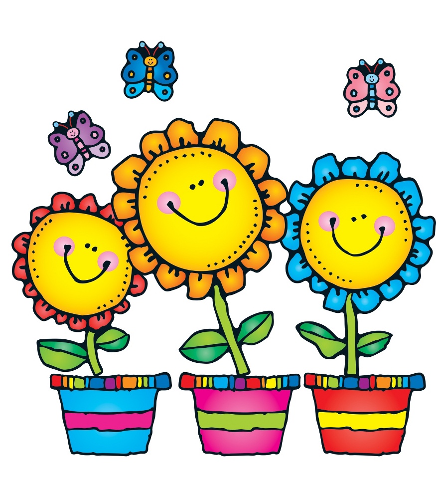 May flowers blooming clipart