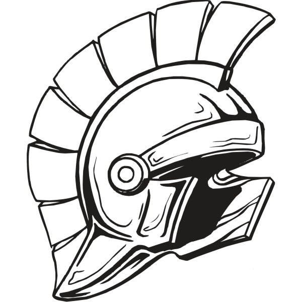 ... spartan with shield and s