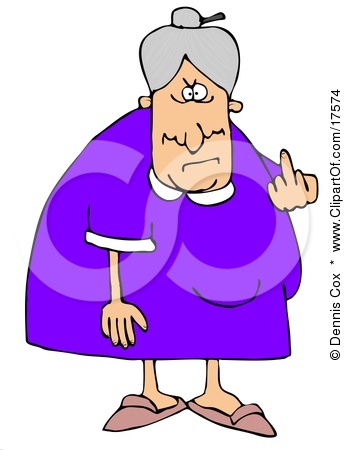 Mean Old Lady Clipart Cliparthut Free Clipart