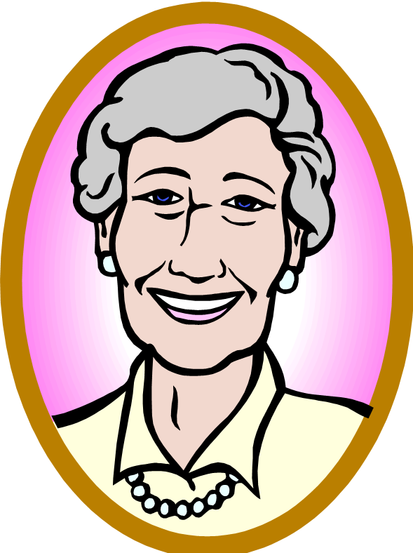 Mean Old Lady Clipart