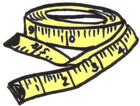 measuring tape clipart black and white