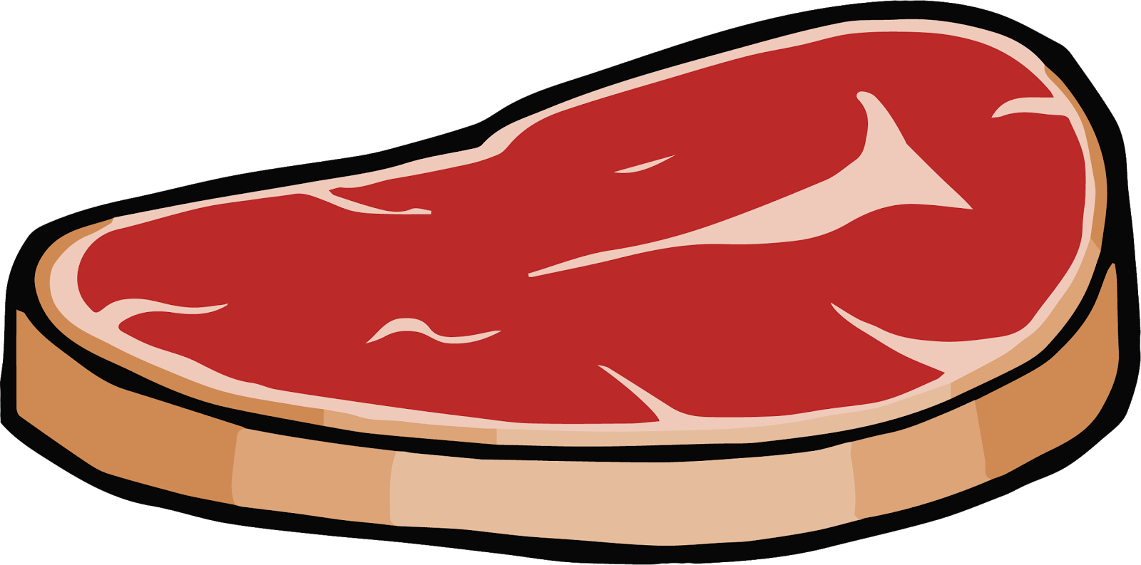 Clipart - Steak With Pencil. 