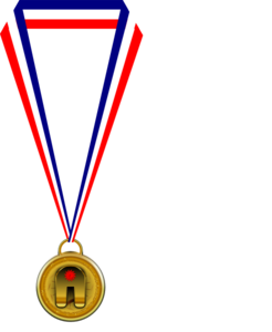 Ribbon Gold medal Clip art - 