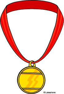 gold medal; silver medal ...