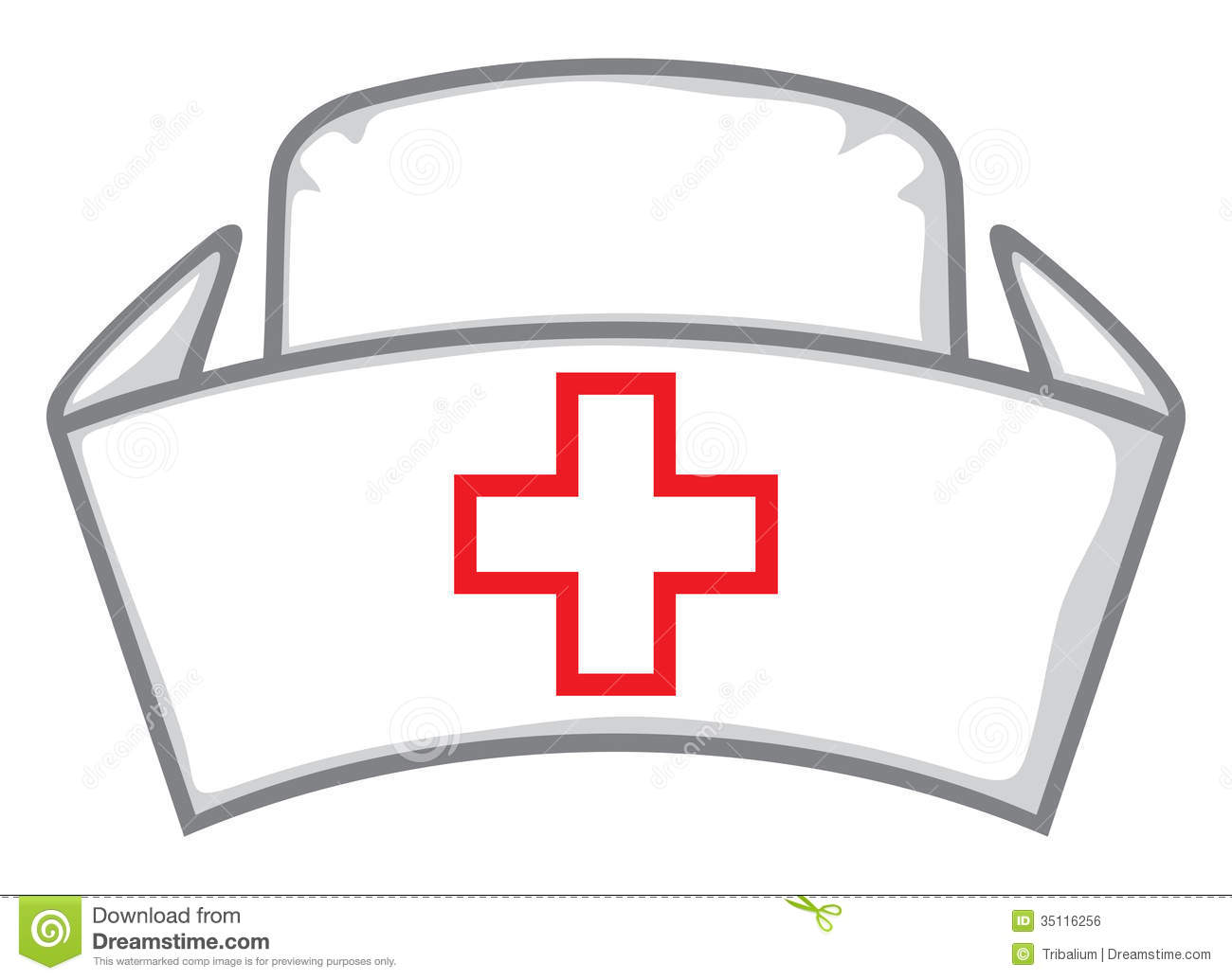 Nurse Hat Clip Art. Nurse cap