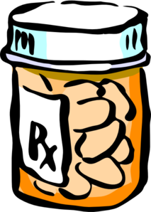 Medicine Bottle Clip Art - Pill Bottle Clipart