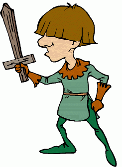 Little Knite Medieval Clipart