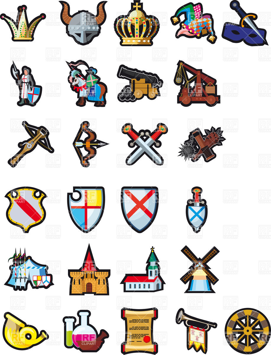 Medieval Times Knights Clip A - Medieval Clip Art