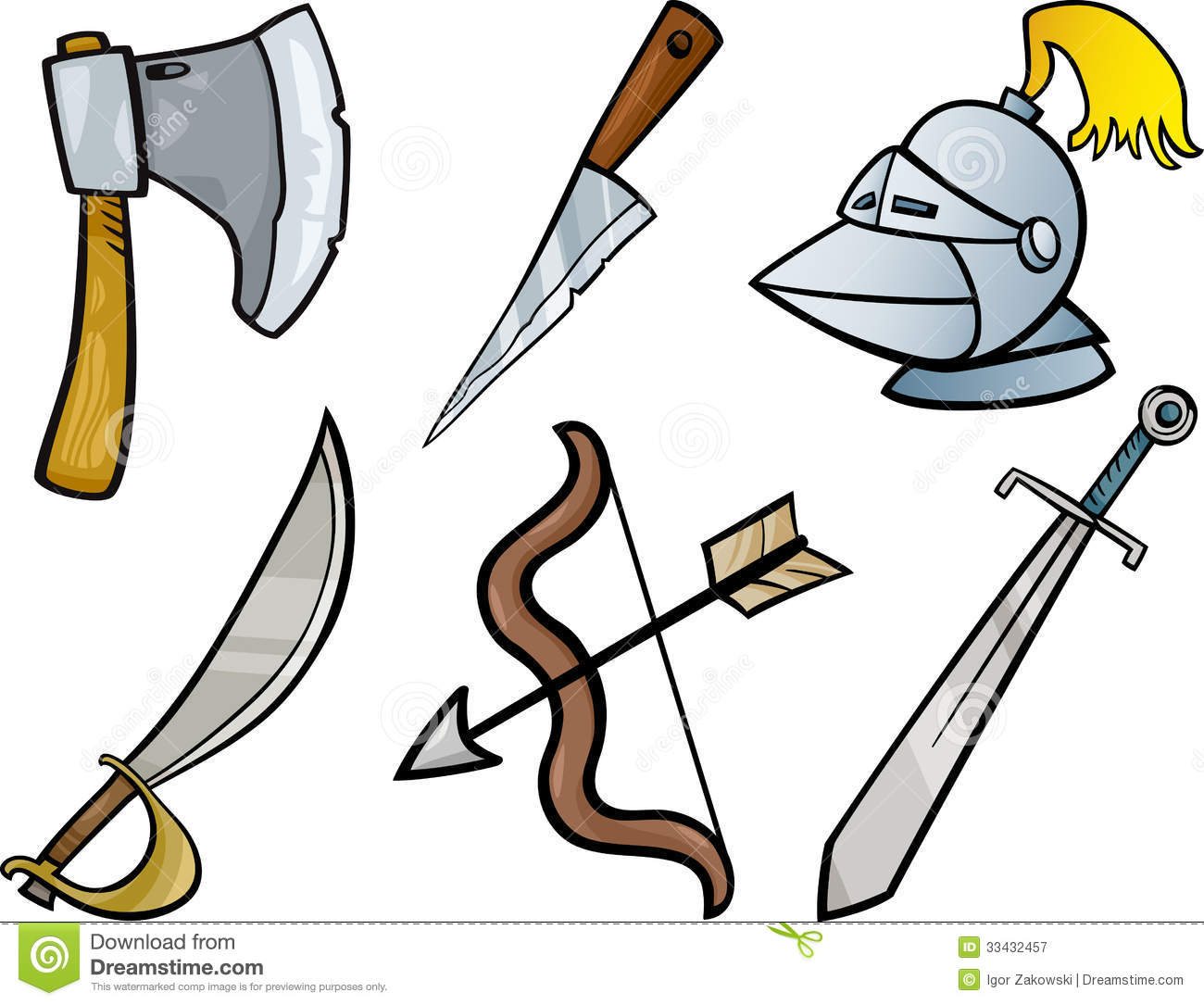 Medieval Weapons Clipart