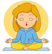 meditation with music. Size:  - Meditation Clipart