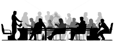 Meeting clip art black white free clipart images clipartcow
