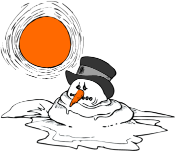 Melting Snowman Clipart Picturecarolinablew