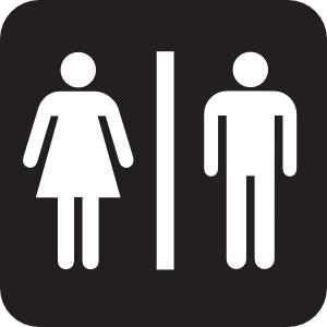 Men Women Bathroom 2 Clip Art. Restroom Sign Free Clipart