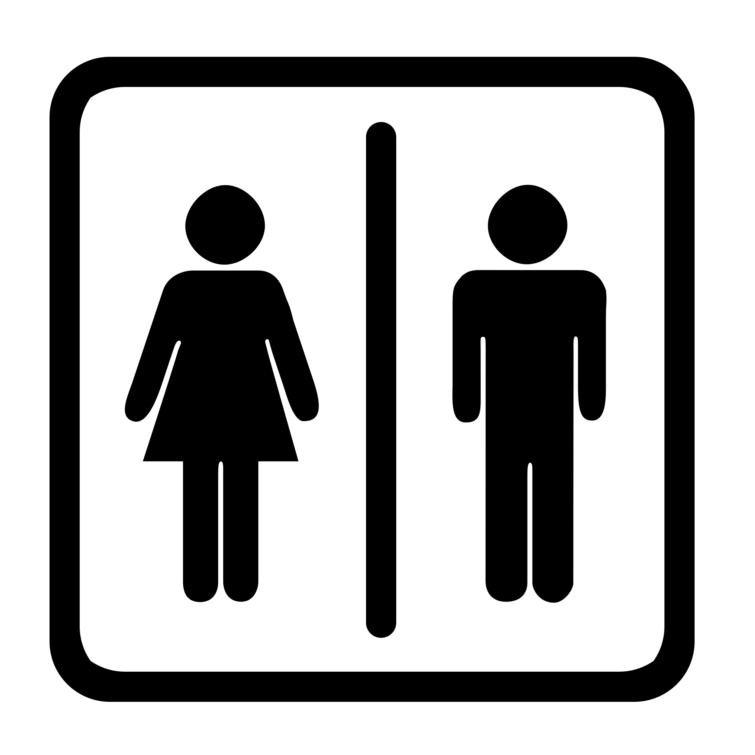 Men Women Bathroom Sign Clipart .