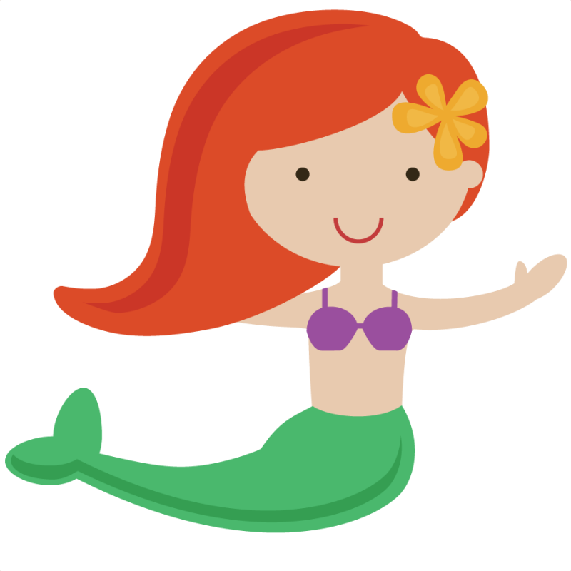 mermaid clipart for kids