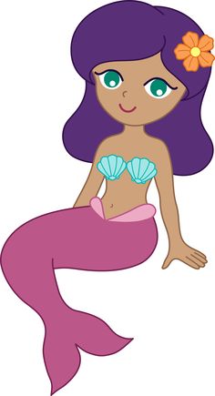 Mermaid For Kids Clipart Free .