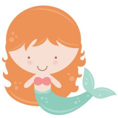 mermaid little clip art .