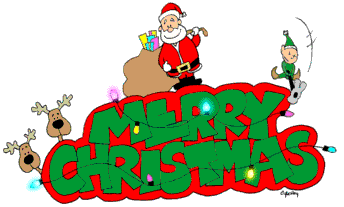 ... merry christmas ... - Animated Christmas Clipart