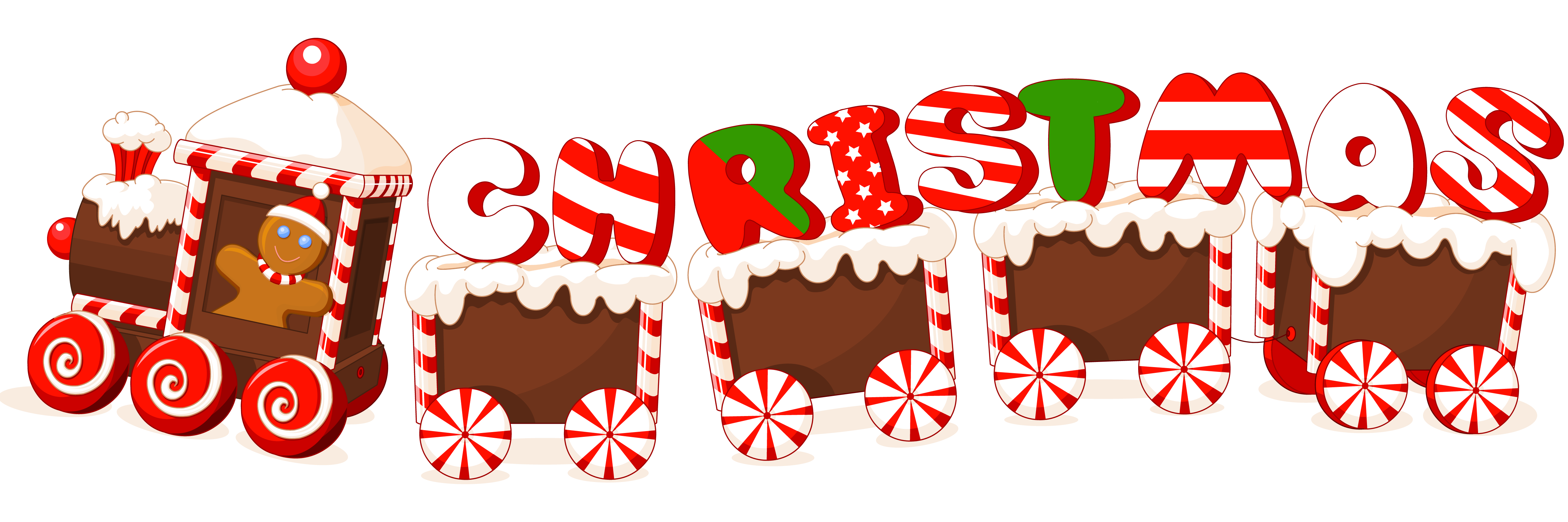 Merry Christmas With Sweet Tr - Christmas Clipart Banners