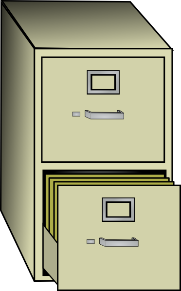 Metal File Cabinet Clip Art A - File Cabinet Clip Art