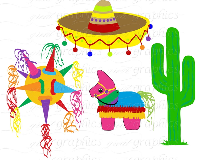 Mexican Fiesta Clip Art .. - Mexican Fiesta Clip Art