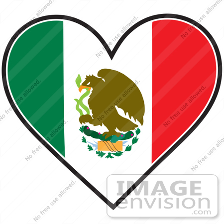 Mexican Flag Clip Art - Mexican Flag Clipart