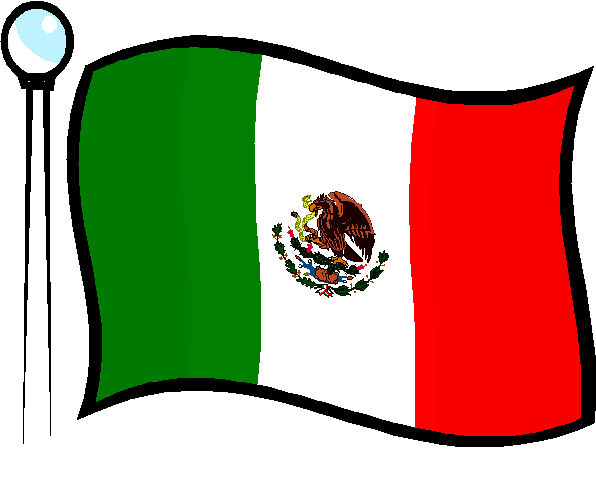 Mexico Flag Clip Art Clipart 