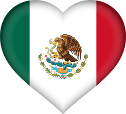 Mexico flag clipart - free download