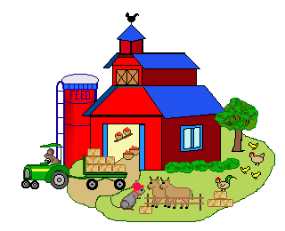 Mice Clip Art Of Mice On A Farm With Horses And Chickens Plus A Toy