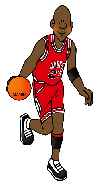 Michael Jordan Dunk Drawing M