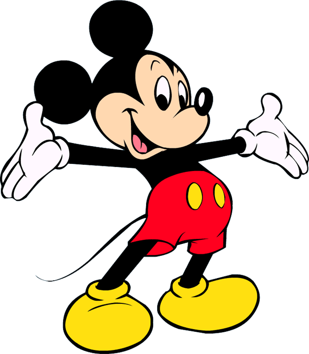mickey and minnie mouse clipart