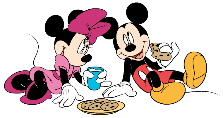 Classic Mickey Minnie Clipart