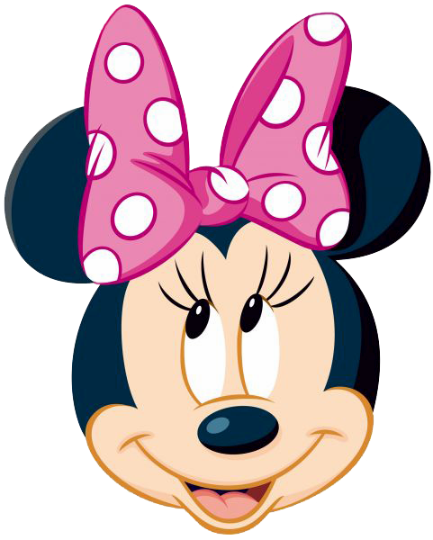 Mickey And Minnie Mouse Head  - Minnie Mouse Clip Art Free