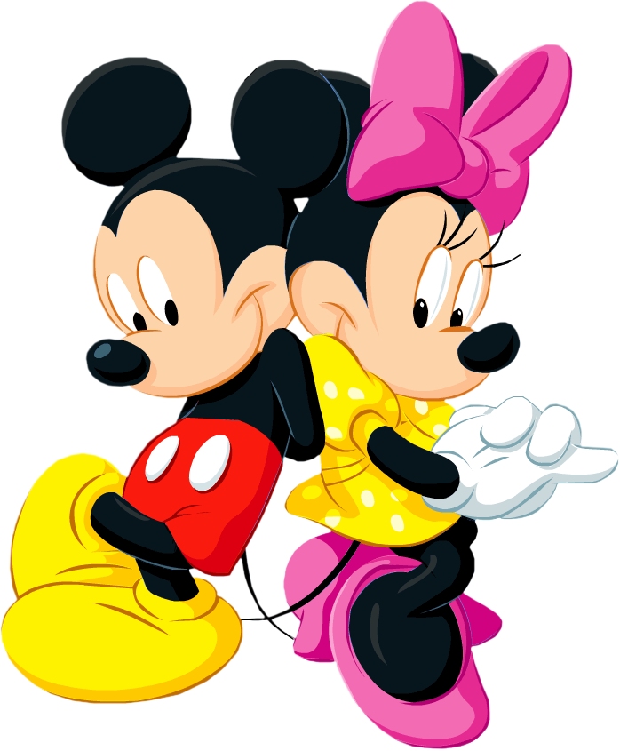 Mickey and Minnie Clip Art