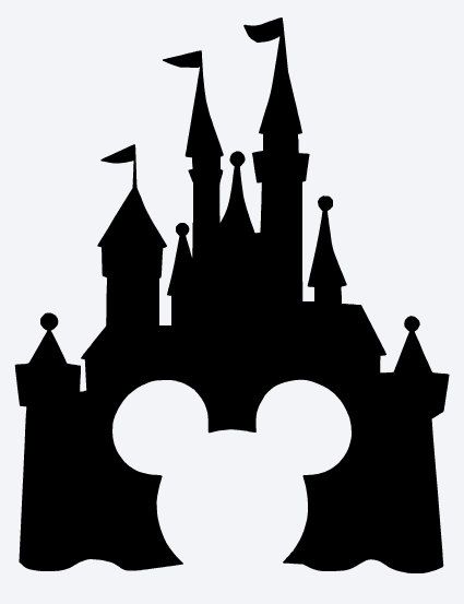 MICKEY DISNEY CASTLE Vinyl De - Disney Castle Clip Art
