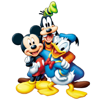 Mickey Mouse And Friends Cartoon Pictures On A Transparent Background