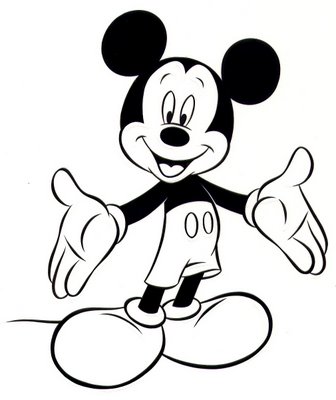 Mickey Mouse Black And White .