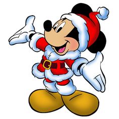 Mickey Mouse Christmas Clipar