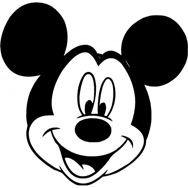 Mickey Mouse Clip Art Silhoue - Mickey Clip Art