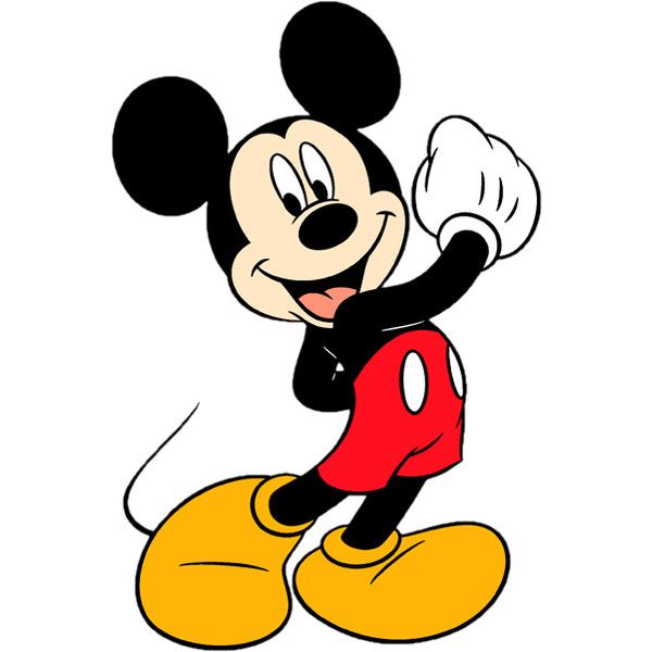 Mickey Mouse Clipart ❤ liked on Polyvore featuring disney, mickey mouse,  characters, extras