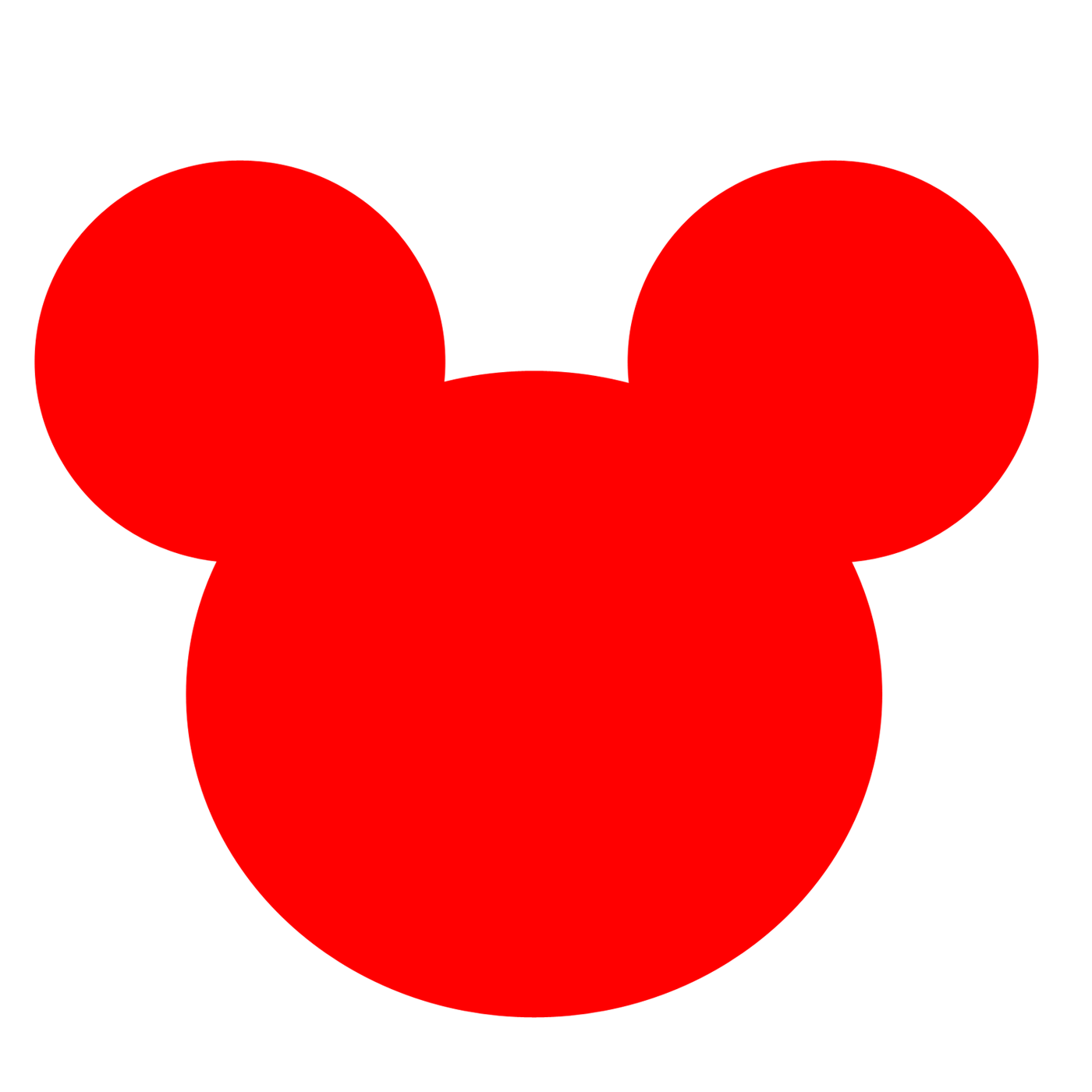 ... Mickey Mouse Ears Clip Ar - Mickey Mouse Head Clipart
