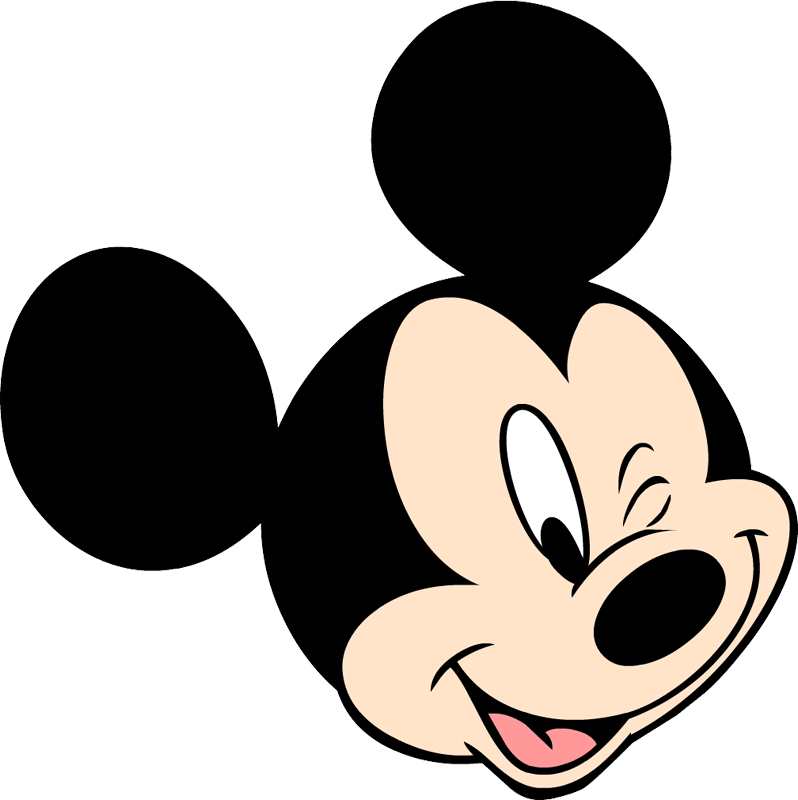 Mickey Mouse Head Template .
