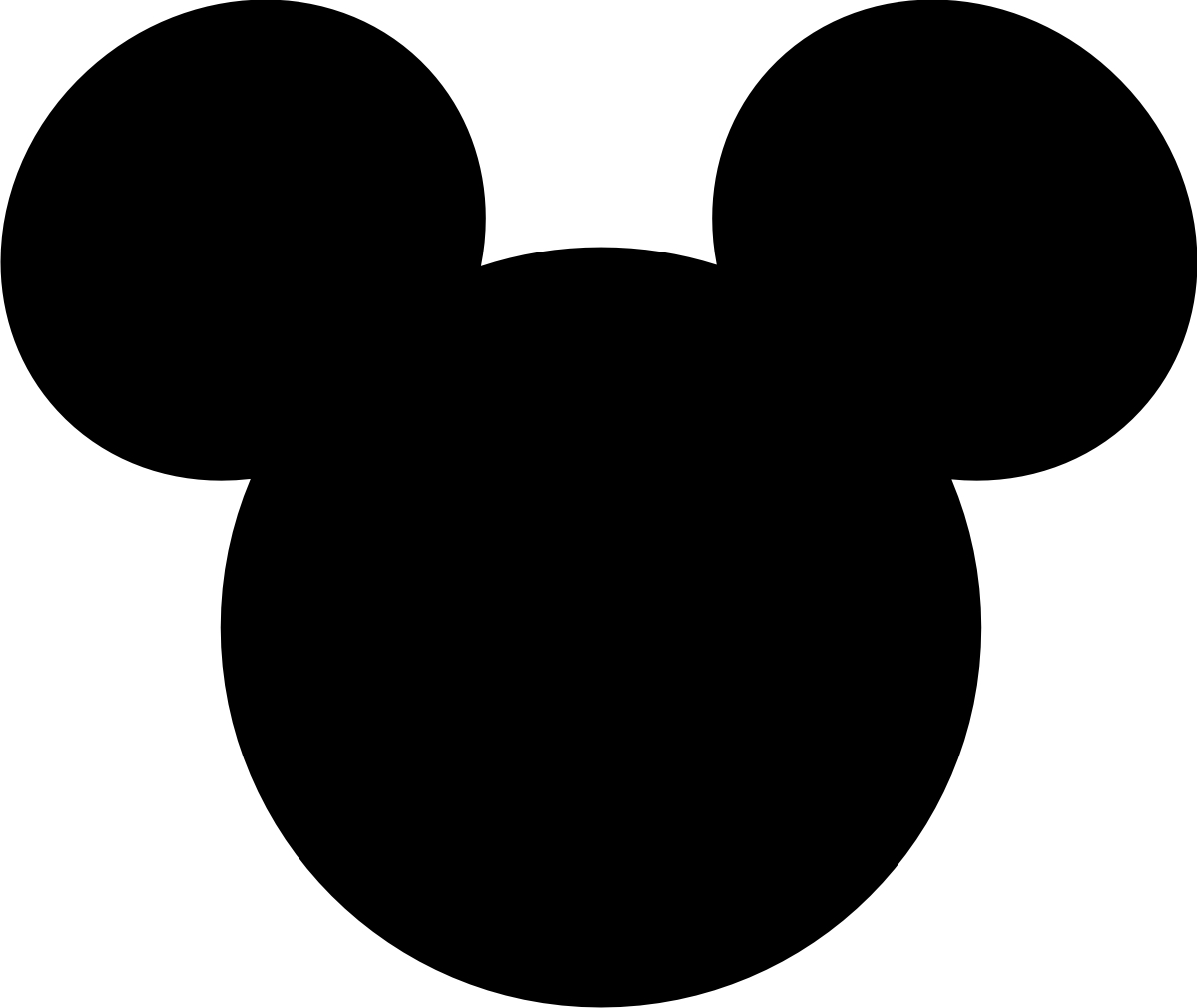 mickey mouse large printable cutouts | Can you guess where we are going.