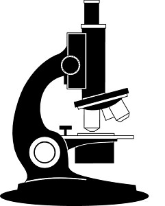 Biology Microscope Clipart #1