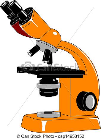 Microscope, Vector Illustration.