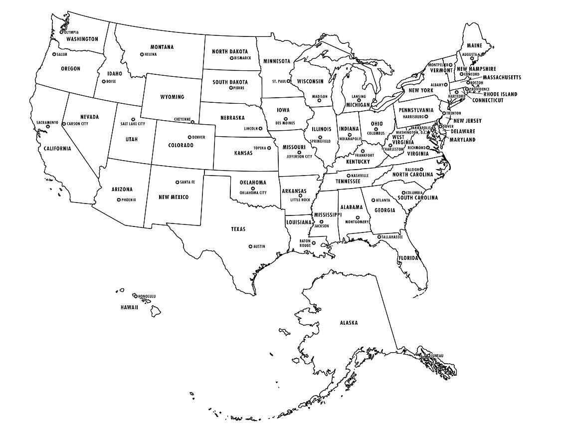 Blank Us Map Clip Art At Clke