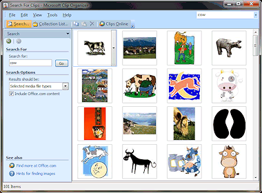 By Microsft Clipart Organizer