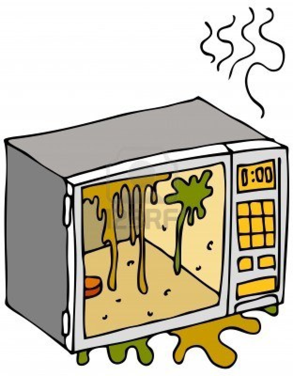 Small Microwave Clip Art